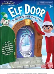 The Elf on the Shelf Magical Portal Elf Door Santavers Santa's Helpers 4 Designs