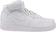 [Nike] Men's Air Force 1 Mid '07 Sneakers, White, 6 US