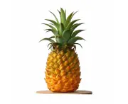 Large Artificial Pineapple Fruit Ornament, Fake Pineapple Display High Simulation Dummy Fruits Studio Photo Prop