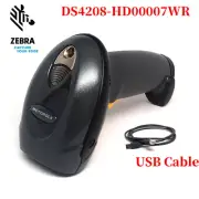 Zebra Motorola Symbol DS4208-HD00007WR 2D/1D Barcode Scanner With USB Cable New