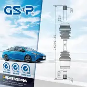 GSP Front Left CV Joint Drive Shaft for Mitsubishi Pajero ND NE NF NG 86-91