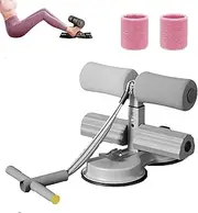 Ab Training Auxiliary Device, Adjustable Sit up Exercise Equipment for Home, Core Exercises Situp Bench with Suction Cup and Resistance Band, Fitness Equipment for Home & Gym