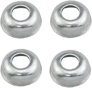 Meuey Lyot Bike Rear Hub Bearing Bicycle Rear Hub Cups Bike Hub Cups Mountain Bike Bearing Hub Front and Rear Wheel Bearings Hub Cups Bike Axle Nut Bicycle Accessories 4PCS