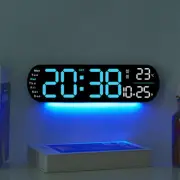 Digital Wall Clock TEMP Date Display Table Clock Electronic LED Alarm Clock
