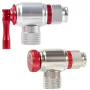 Bike Inflator Adapter Portable Bicycle Air/ CO2 Pump Valve Head Presta/Schrader
