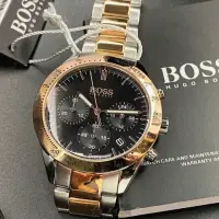 在飛比找momo購物網優惠-【BOSS】BOSS手錶型號HB1513584(黑色錶面玫瑰