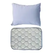 2pcs Pillow Cases Cooling Pillowcase Decorative Cushion Cover Breathable Cooling Pillow Covers-Blue