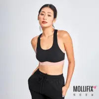 在飛比找momo購物網優惠-【Mollifix 瑪莉菲絲】洞洞透氣挖背運動內衣、瑜珈服、