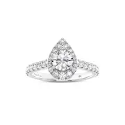 Love by Michelle Solitaire Fancy Ring with 1.20ct of Diamonds in 18kt White Gold