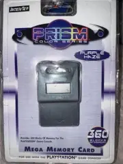 Interact Mega Memory Card PS1 360 Blocks Prism Purple Haze New AA52