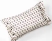 CHAPS Home PILLOW Size: 12 x 18" PRESTON PAISLEY Pillow New SHIP FREE Pinstripe
