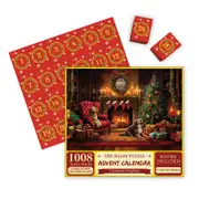 Nevenka Christmas Jigsaw Puzzles 24 Days Countdown Calendar for Kids Adults Gift-G