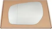 Less4spares Wing Mirror Glass Left Compatible with Renault Koleos 2007-2016 STICK-ON Passenger Near Side with Blind Spot
