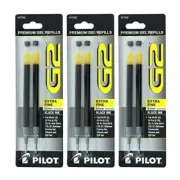 Pilot G2, Dr. Grip Gel/Ltd, ExecuGel G6, Q7 Rollerball Gel Ink Pen Refills 3-Pk