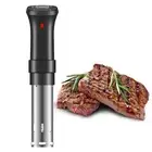Sous Vide Cooker 1100W, Thermal Immersion Circulator with Recipe and Adjustab...