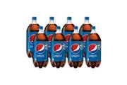 8pc Pepsi Cola Flavoured Soft Drink Sparkling Carbonated Soda Bottles 2L
