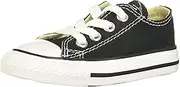 [Converse] Kids' Chuck Taylor All Star Canvas Low Top Sneaker, Black, 8 M US Toddler