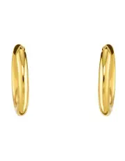 [Amor] 12mm Hoop Earrings In 9ct Gold