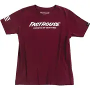 Fasthouse Logo Youth Tee, Maroon