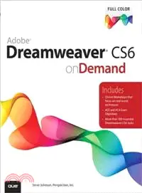 在飛比找三民網路書店優惠-Adobe Dreamweaver CS6 on Deman