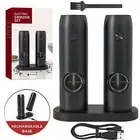 Rechargeable Salt And Pepper Grinder Set Electric Salt And Pepper Mill 2PCS 2025