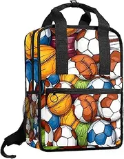 Travel Backpack,Small Backpack,Carry on Backpack,Basketball Football Volleyball Balls,Backpack