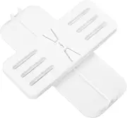 HOMSFOU Wall Mount Adhesive Socket Holder Strip Organizer Rotating Cable Storage for Home Easy Installation No Damage to Walls