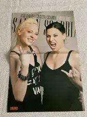 CRISTINA SCABBIA LACUNA COIL VINTAGE Middle East MAGAZINE POSTER RARE