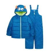 Carter's boys Character Snowsuit, New Navy Monster, 3T US