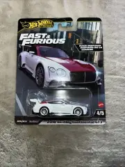 Hot Wheels Fast And Furious 2018 Bentley Continental. $13