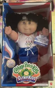 New-1996 VTG USA Olympic Soccer Georgette Chloe AUTO SIGNED Cabbage Patch Doll