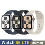 APPLE WATCH SE LTE 40MM 鋁金屬錶殼搭配運動型錶帶