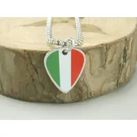 在飛比找蝦皮購物優惠-國旗系列之 Italy 義大利共和國 (義大利) 不鏽鋼項鍊