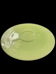 Fiesta Ware Hostess Tray in Chartruese - Chip Dip Tray -