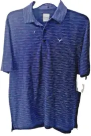 Callaway Opti Dri Men's Polo Shirt, Caviar, M
