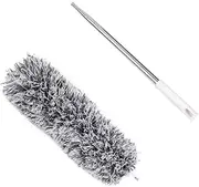 Baluue Microfiber Sweeping Duster with Extendable Pole Dust Remover for Cars Washable Fiber for Hard to Reach Areas Safe Surfaces for Home and Vehicle Cleaning