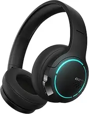 Edifier G2BT Gaming Headset Wireless Bluetooth 5.2 Over Ear Headphones with 40ms Low Latency Game Mode, Built-in Noise Cancelling Mics,RGB Light-Black