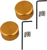 GLEAVI 2 Sets Topper Pedal Board for Electric Guitar Pedals for Electric Guitar Electric Guitar Accessories Guitar Pedal Topper Pedal Caps Guitar Golden