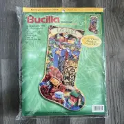 Bucilla 60779 ALL HEARTS COME HOME Needlepoint Stocking Kit Rossi Sealed