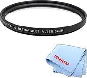 Tronixpro 67mm Pro Series High Resolution Digital Ultraviolet UV Protection Filter + Tronixpro Microfiber Cloth
