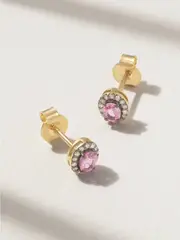 [Amrapali London] Amrapali London - Rhodium-plated 18-karat Gold, Sapphire And Diamond Earrings - One size One size Gold