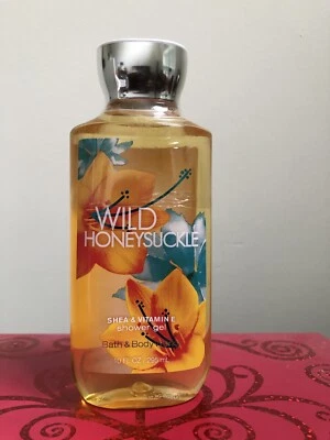 Bath & Body Works WILD HONEYSUCKLE 10 oz Shower Gel RARE