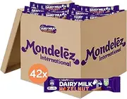 Cadbury Dairy Milk Hazelnut Chocolate Bar, 42 x 55 Grams