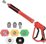 Pressure Washer | Detachable Cleaner for Floor | High-Pressure Power Washer Wand, Watering Sprayer Cleaning Tool for Gutter Patio Car Window