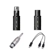 Mic Transmitter Receiver XLR Transmitter Receiver Portable Wired Dynamic