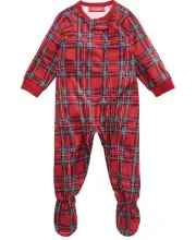 Family Pajamas Matching Baby Brinkley Plaid Family Pajamas Red 24MO NWT! $19.99