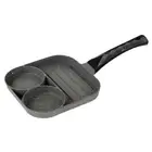 2 in 1 Pancake Pans with 2 Hole,Fried Egg Cooker,Egg Pancake Steak Pan,Omelet