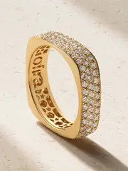 [OFIRA] OFIRA - 18-karat Gold Diamond Ring - 6 6 Gold