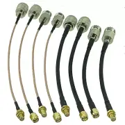 RG316 RG58 UHF PL259 SO239 to SMA Plug & Jack Connector RF Coaxial pigtail Cable