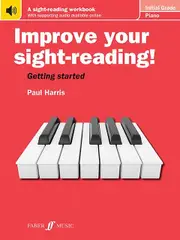 Improve Your Sightreading Piano Initial Grade by Paul Harris Paperback Book